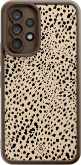 Casimoda Samsung Galaxy A53 bruine case - Spot on Bruin/beige
