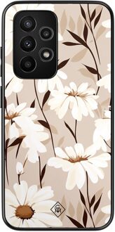 Casimoda Samsung Galaxy A53 hoesje - In bloom Bruin/beige