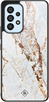 Casimoda Samsung Galaxy A53 hoesje - Marmer goud Goudkleurig
