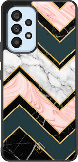 Casimoda Samsung Galaxy A53 hoesje - Marmer triangles Multi