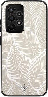 Casimoda Samsung Galaxy A53 hoesje - Palmy leaves beige Bruin/beige