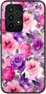 Casimoda Samsung Galaxy A53 hoesje - Rosy blooms Roze