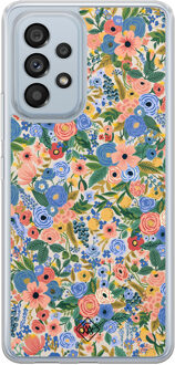 Casimoda Samsung Galaxy A53 hybride hoesje - Blue gardens Blauw