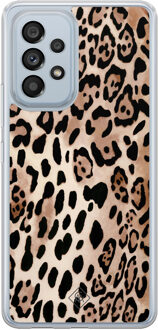 Casimoda Samsung Galaxy A53 hybride hoesje - Golden wildcat Bruin/beige