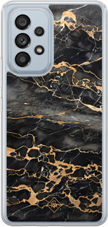 Casimoda Samsung Galaxy A53 hybride hoesje - Marmer grijs brons Grijs/zilverkleurig
