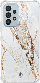 Casimoda Samsung Galaxy A53 shockproof hoesje - Marmer goud Goudkleurig
