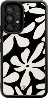 Casimoda Samsung Galaxy A53 zwarte case - Noir bloom