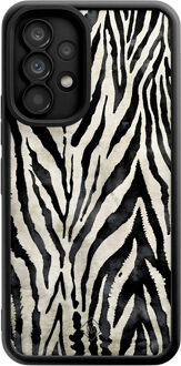 Casimoda Samsung Galaxy A53 zwarte case - Zebra safari