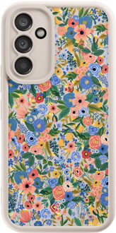 Casimoda Samsung Galaxy A54 beige case - Floral garden Multi