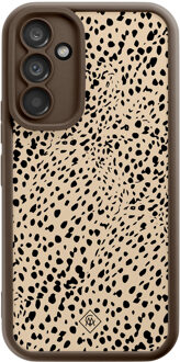 Casimoda Samsung Galaxy A54 bruine case - Spot on Bruin/beige