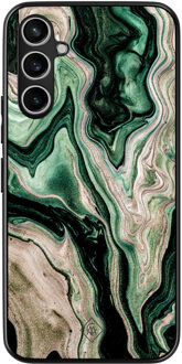 Casimoda Samsung Galaxy A54 hoesje - Green waves Groen