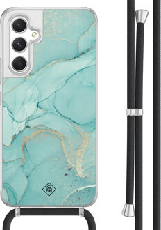 Casimoda Samsung Galaxy A54 hoesje met koord - Touch of mint