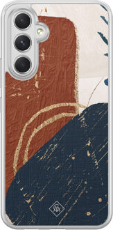 Casimoda Samsung Galaxy A54 hybride hoesje - Abstract terracotta Multi