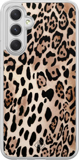 Casimoda Samsung Galaxy A54 hybride hoesje - Golden wildcat Bruin/beige