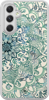 Casimoda Samsung Galaxy A54 hybride hoesje - Mandala blauw