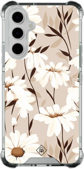 Casimoda Samsung Galaxy A54 shockproof hoesje - In bloom Bruin/beige