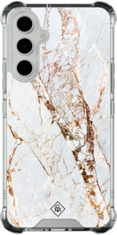 Casimoda Samsung Galaxy A54 shockproof hoesje - Marmer goud Goudkleurig