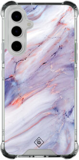 Casimoda Samsung Galaxy A54 shockproof hoesje - Marmer paars