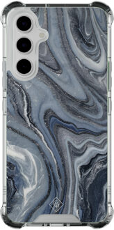 Casimoda Samsung Galaxy A54 shockproof hoesje - Midnight marble Blauw