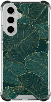 Casimoda Samsung Galaxy A54 shockproof hoesje - Monstera leaves Groen