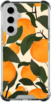Casimoda Samsung Galaxy A54 shockproof hoesje - Orange garden Multi