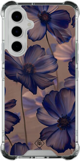 Casimoda Samsung Galaxy A54 shockproof hoesje - Twilight petals Paars