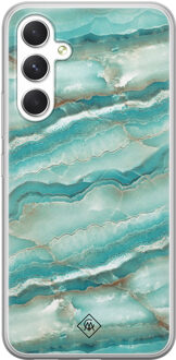 Casimoda Samsung Galaxy A54 siliconen hoesje - Mamer azuurblauw