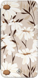Casimoda Samsung Galaxy A55 flipcase - In bloom Bruin/beige