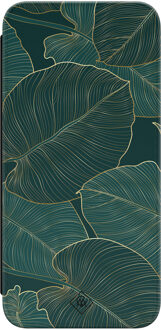 Casimoda Samsung Galaxy A55 flipcase - Monstera leaves Groen