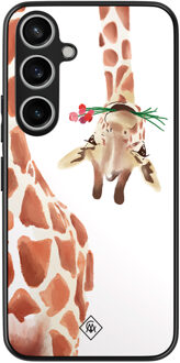 Casimoda Samsung Galaxy A55 hoesje - Giraffe Bruin/beige