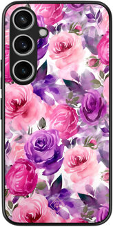 Casimoda Samsung Galaxy A55 hoesje - Rosy blooms Roze