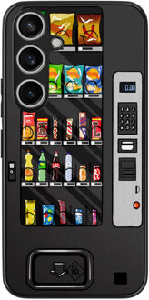 Casimoda Samsung Galaxy A55 hoesje - Snoepautomaat Zwart, Multi