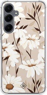 Casimoda Samsung Galaxy A55 shockproof hoesje - In bloom Bruin/beige