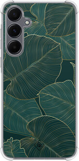 Casimoda Samsung Galaxy A55 shockproof hoesje - Monstera leaves Groen
