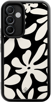 Casimoda Samsung Galaxy A55 zwarte case - Noir bloom