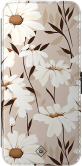Casimoda Samsung Galaxy A56 flipcase - In bloom Bruin/beige