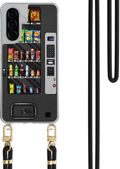Casimoda Samsung Galaxy A56 hoesje met zwart koord - Snoepautomaat Multi