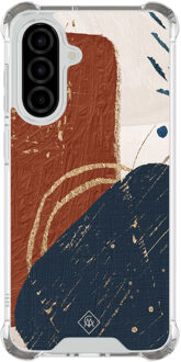 Casimoda Samsung Galaxy A56 shockproof hoesje - Abstract terracotta Multi
