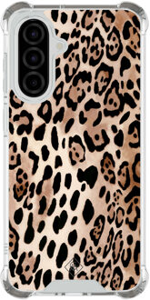 Casimoda Samsung Galaxy A56 shockproof hoesje - Golden wildcat Bruin/beige