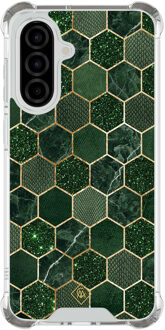 Casimoda Samsung Galaxy A56 shockproof hoesje - Kubus groen