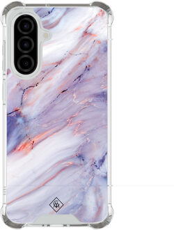 Casimoda Samsung Galaxy A56 shockproof hoesje - Marmer paars