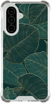Casimoda Samsung Galaxy A56 shockproof hoesje - Monstera leaves Groen