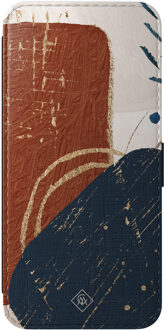 Casimoda Samsung Galaxy A57 flipcase - Abstract terracotta Multi