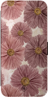Casimoda Samsung Galaxy A57 flipcase - Pink bloom Roze
