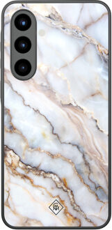 Casimoda Samsung Galaxy A57 glazen hardcase - Marble dream Grijs/zilverkleurig