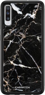 Casimoda Samsung Galaxy A70 hoesje - Marmer zwart