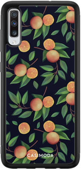Casimoda Samsung Galaxy A70 hoesje - Orange lemonade Groen