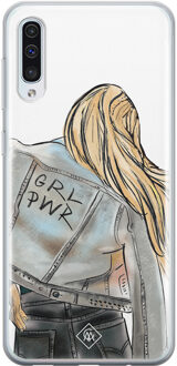 Casimoda Samsung Galaxy A70 siliconen hoesje - GRL PWR Multi