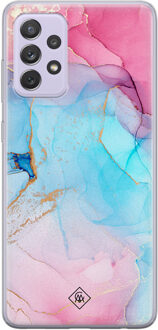 Casimoda Samsung Galaxy A72 siliconen hoesje - Marble colorbomb Multi