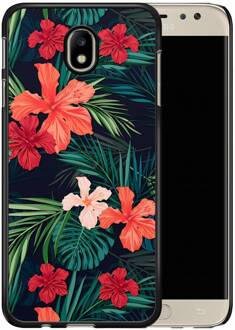Casimoda Samsung Galaxy J3 2017 hoesje - Flora Rood, Groen